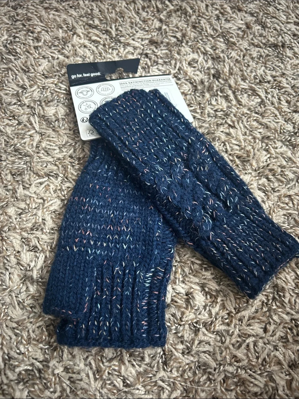 Smartwool Isto Hand Warmer Deep Navy NWT